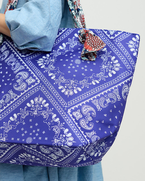 Велика пляжна сумка з кобальту - Аксесуари