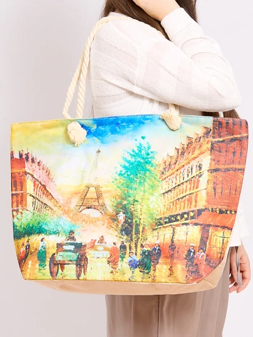 Royalfashion Велика тканинна сумка з принтом