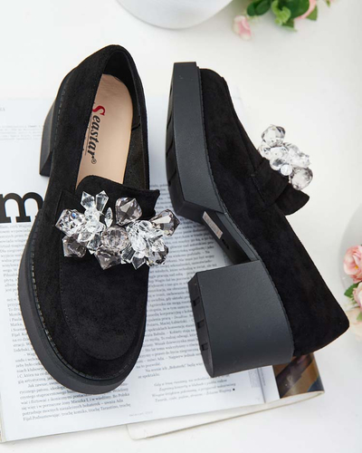Royalfashion Damen Pegorani hohe Stöckel Halbschuhe