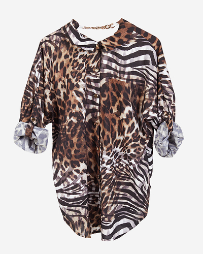 Жіноча сорочка з малюнком на ланцюжку - Одяг