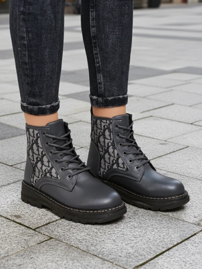 Royalfashion Damen Stiefeletten mit Print Efrioz