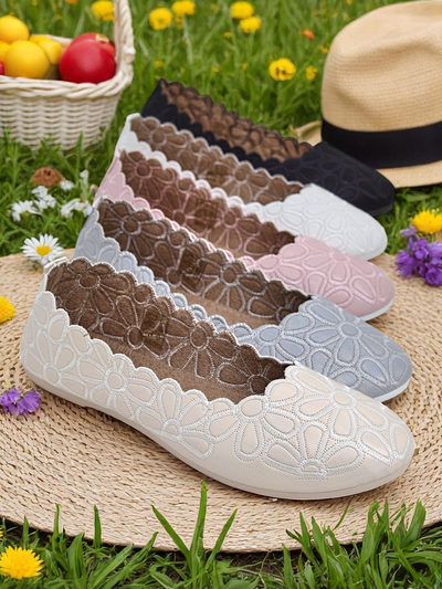Royalfashion Florale Damen-Ballerinas Magerro