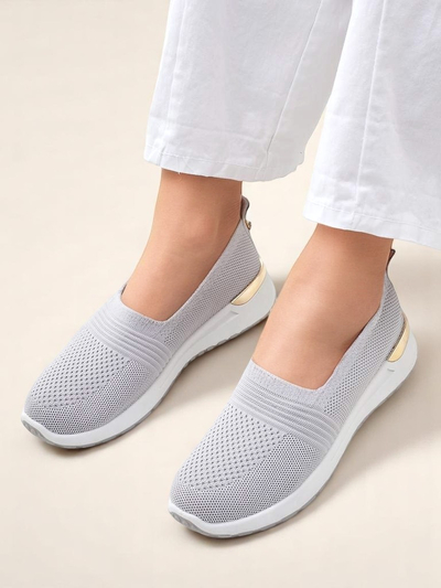 Royalfashion Stoff Damen Slipper Perfeti
