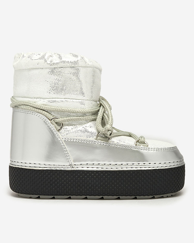 Royalfashion Damen-Schneestiefel zum Schnüren Yevnoie