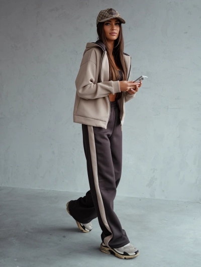 Royalfashion Damen Baumwolltrainingsanzug Set