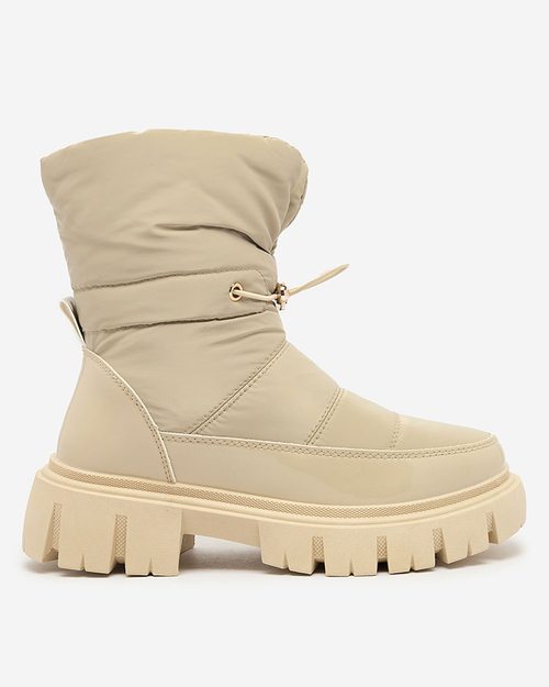 Жіночі снігоступи Royalfashion світло-коричневого кольору Sadella