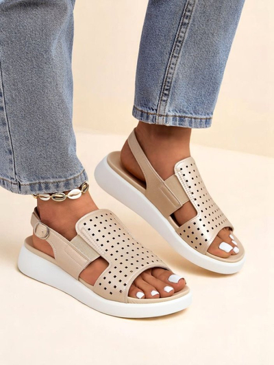 Royalfashion Damen Sandalen mit dicker Sohle BreezyStep
