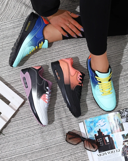 Темно-сині та м'ятні жіночі спортивні туфлі Lenery - Взуття