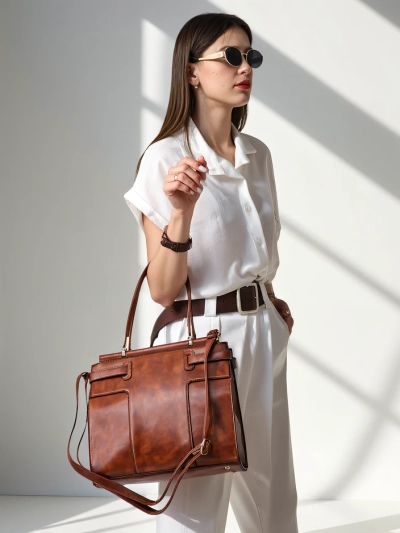 Royalfashion Elegante Damen große Handtasche
