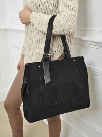 Damen Shopper Handtasche Daverna aus Öko-Wildleder