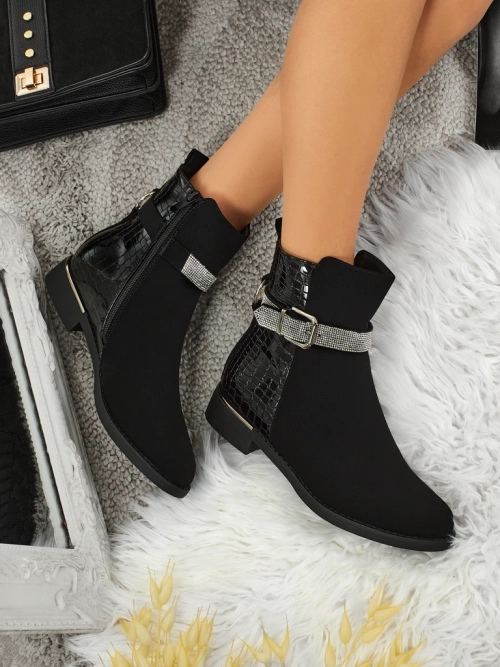 Високі жіночі ботильйони з екошкіри Arasse