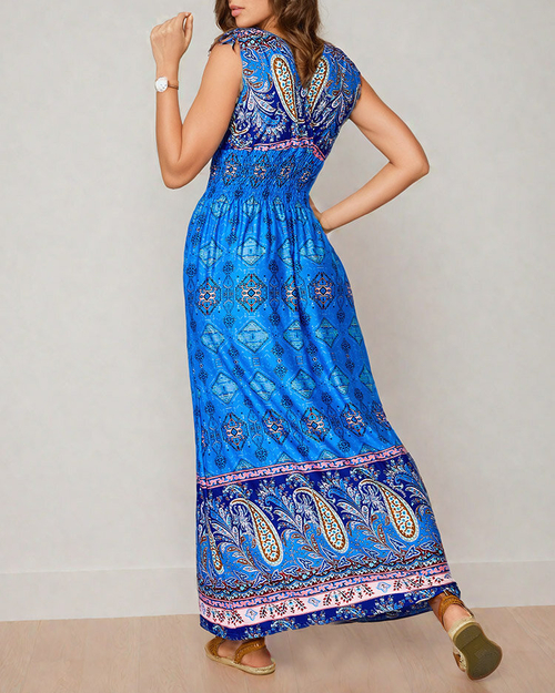 Жіноча сукня міді з принтом Royalfashion