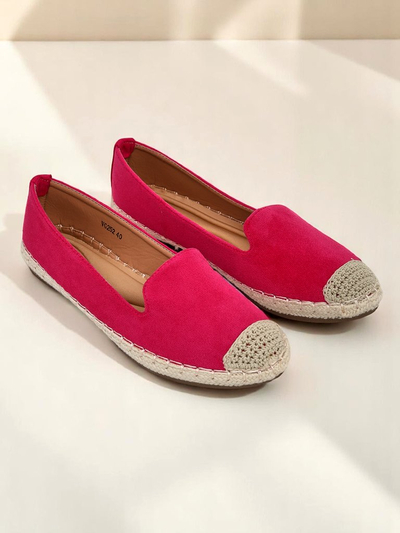 Royalfashion Damen-Espadrilles aus Öko-Wildleder Bombei