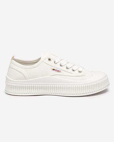 Weiße Turnschuhe für Damen Scola-Shoes