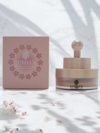 Luxelux Lose-Puder mit Schwamm für das Gesicht 03 13,5 g