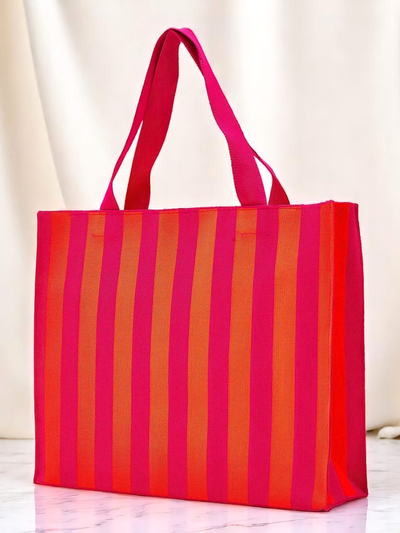 Royalfashion Stofftasche Sonnenuntergangsstreifen