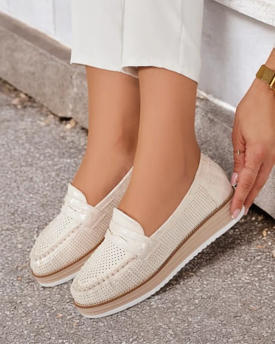 Royalfashion Ажурні жіночі мокасини Moell