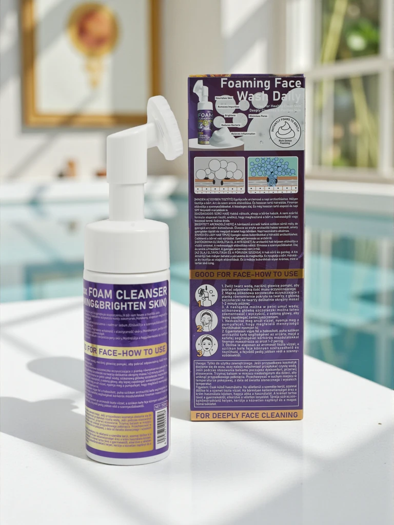 Athena Foam Cleanser 150ml – Peptide und Hyaluronsäure Aufhellung