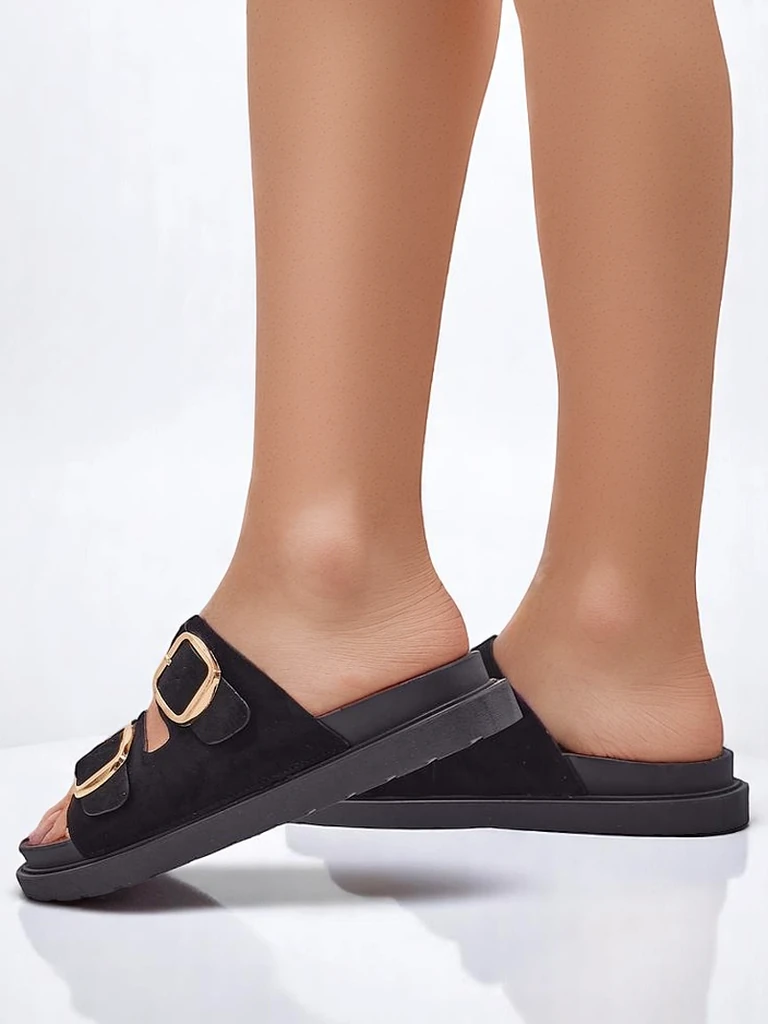 Royalfashion Damensandalen mit Schnallen Moments