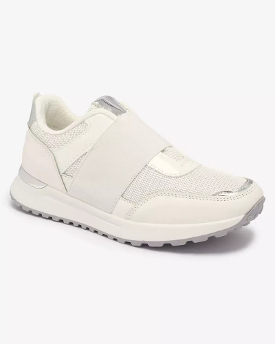 Damen-Slipper in Weiß Wecale- Footwear