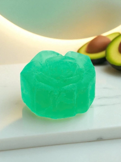 Royalfashion Glyzerinseife in Blumenform Avocado