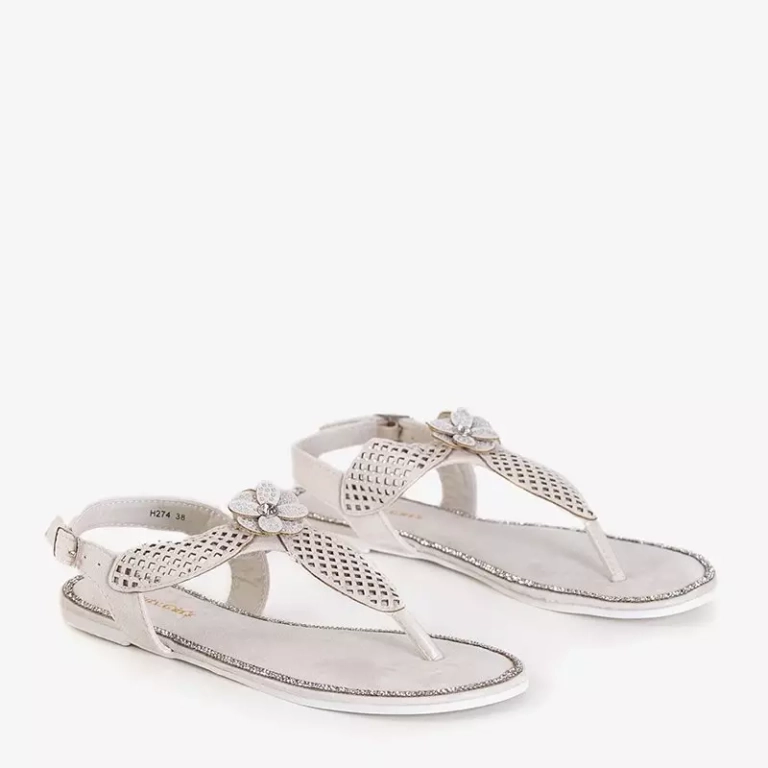 OUTLET Kasey weiße Sandalen - Schuhe