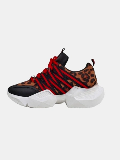Royalfashion Damen Sportliche Sneaker mit dickerer Sohle Ivvert