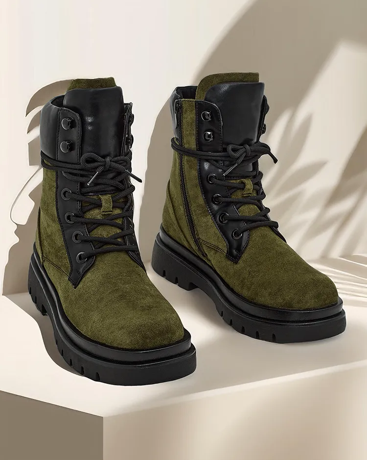 Royalfashion Damen Stiefeletten Arbeitsschuhe Ferrinole