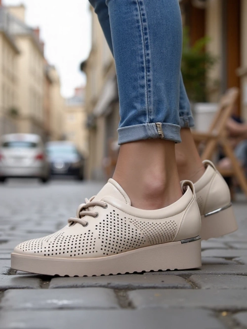 Royalfashion Жіночі перфораційні лофери Gofielle