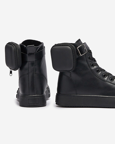 Schwarze Damen-Sportschuhe mit Etui Efiffe- Footwear
