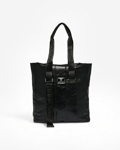 Royalfashion Große Shopper-Handtasche für Damen in Schwarz