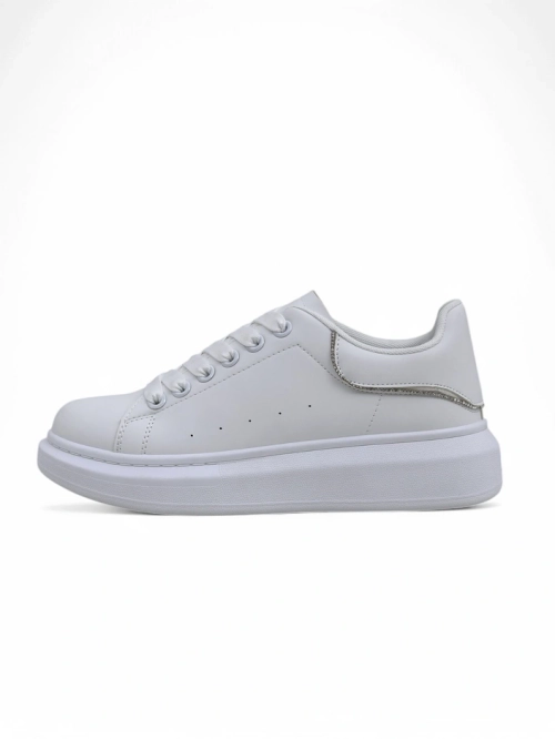 Білі спортивні снікерси Athena з екошкіри