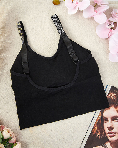 Royalfashion Damen Sport-BH mit Zirkonen