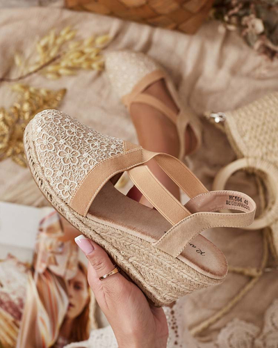 Royalfashion Damen Oleqa Espadrilles auf Ferse