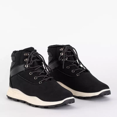 OUTLET Schwarze isolierte Nuok-Stiefel für Herren - Schuhe