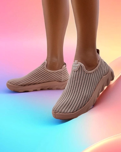 Royalfashion Damen Slip-On Stoff Sneakers Erra