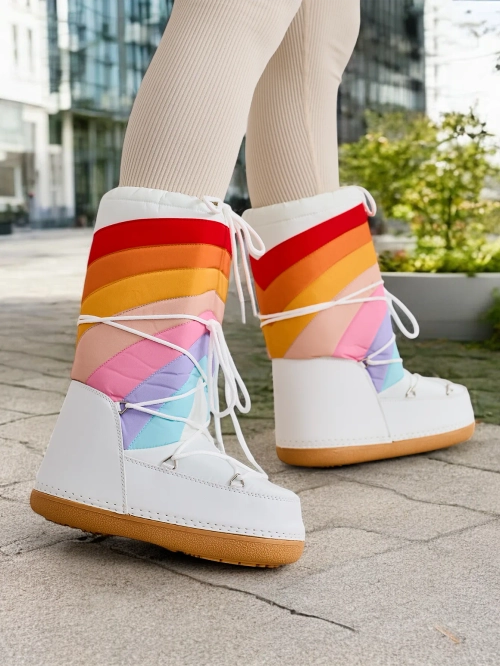 Жіночі черевики в стилі сноубутс від Royalfashion Жіночі черевики в стилі сноубутс Tencce