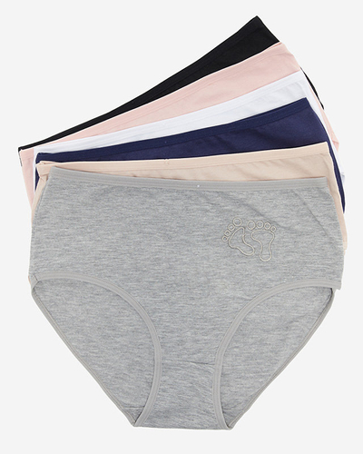 Damen-Slip aus Baumwolle Set 6 / Packung - Unterwäsche
