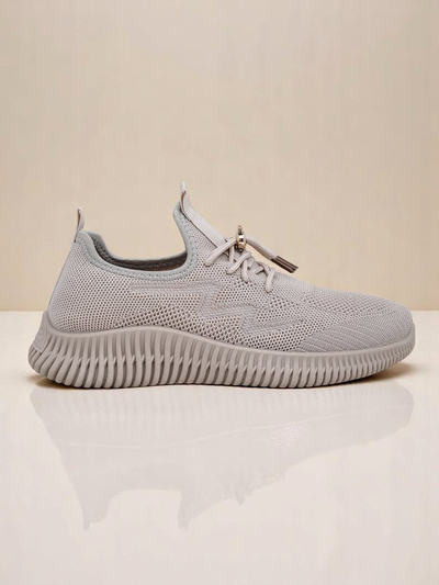 Aurelia Bianca - weiße Damen-Sneakers von Royalfashion mit flacher Sohle