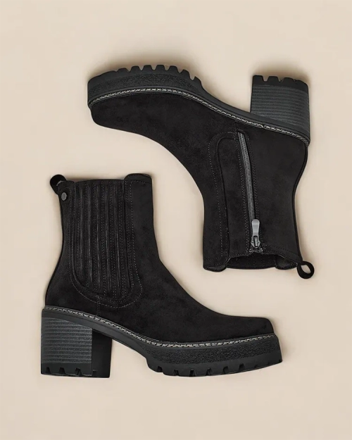 Жіночі чоботи Royalfashion з екологічного замшу на пості Segiag