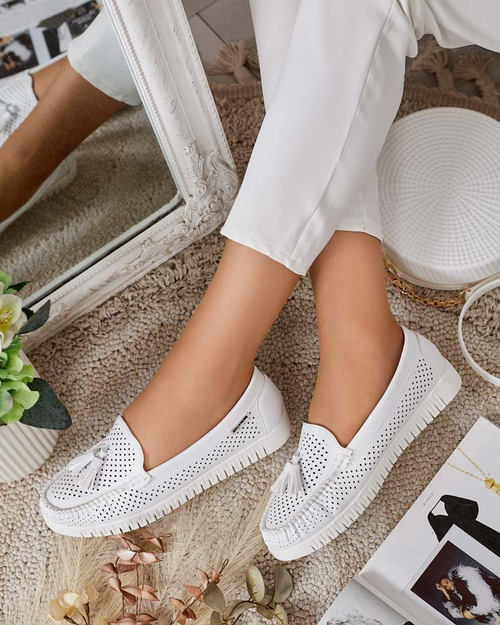 Royalfashion Жіночі ажурні мокасини Molaffa