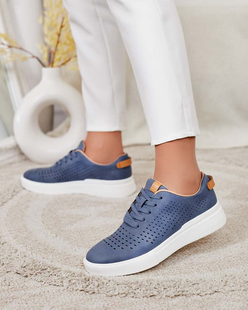 Royalfashion Жіночі ажурні кеди Deromias