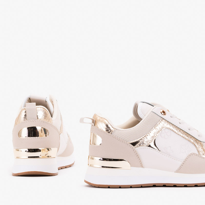 Nakobi beige Damen Sportschuhe - Schuhe