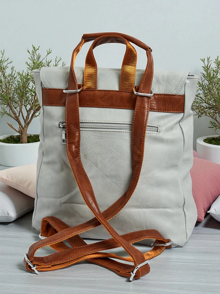 Royalfashion Damenrucksack aus Öko-Leder Klara