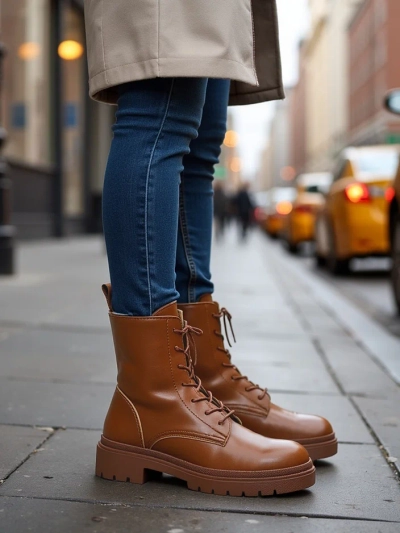 Royalfashion Women's Bumalo Schnürstiefel