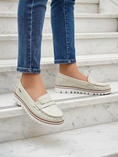 Royalfashion Damen-Eco-Suede-Mokkasins Bellisse