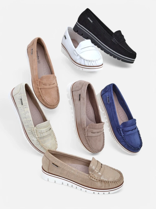 Royalfashion Жіночі екошкіряні мокасини Bellisse