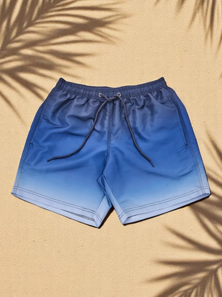 Royalfashion Sportliche Herren Ombre Shorts mit schützendem Netzfutter
