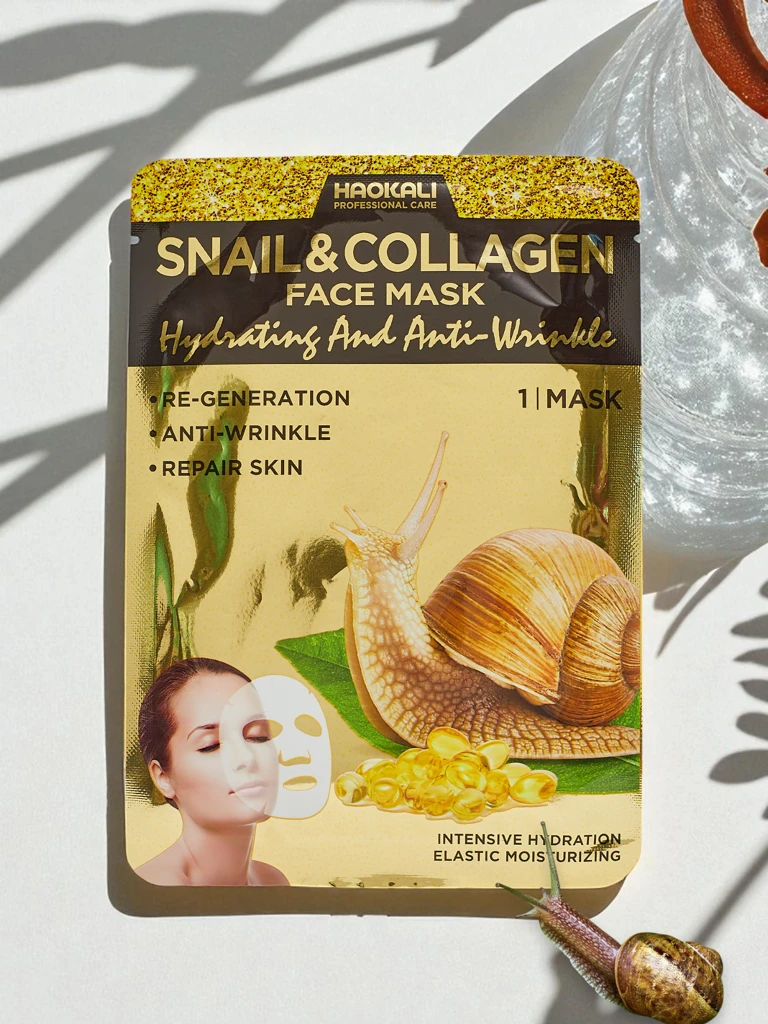 HydraVenus Collagen Snail Mask – intensive Feuchtigkeit und Hautregeneration