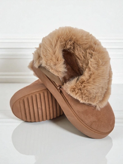 Royalfashion Kurze Damenstiefel im Schneestiefel-Stil Winter Crest